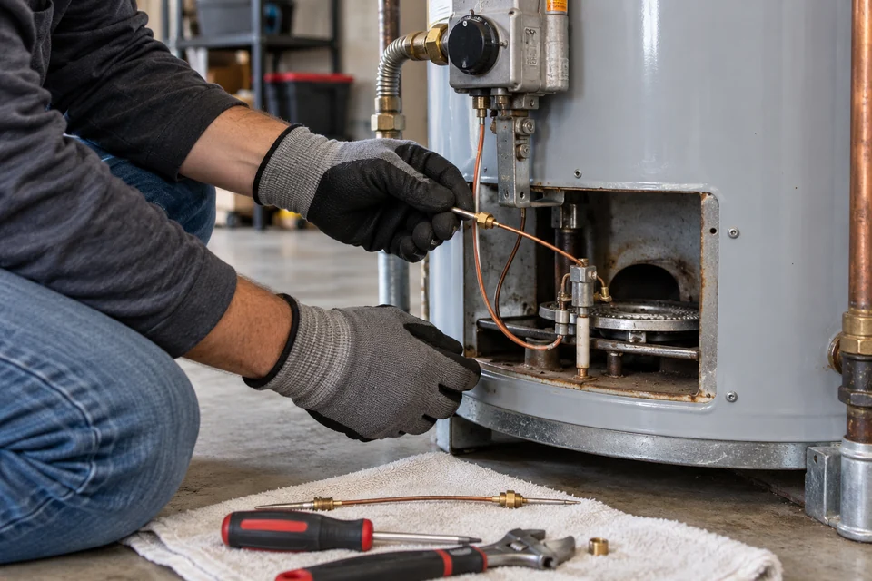 Water heater repair job in Cooley Ranch Colton