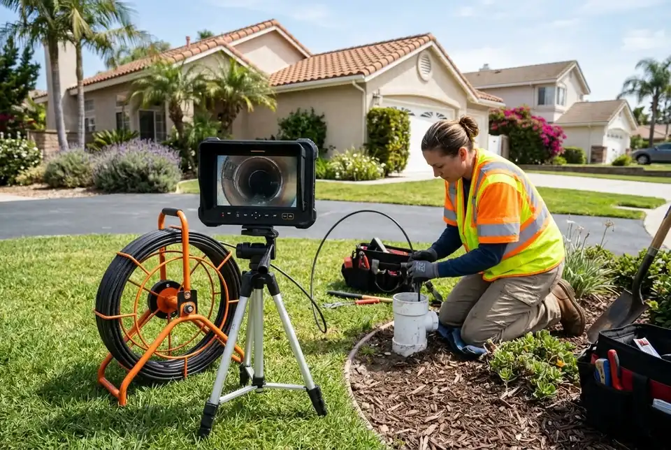 Sewer Line Services plumbing work in Colton CA